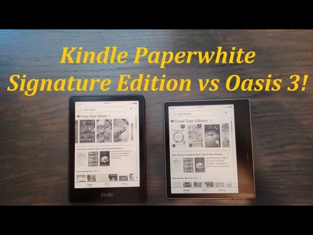 Kindle Scribe vs Oasis: A Detailed Comparison — Eightify