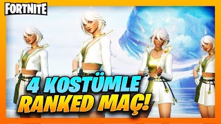 4 KİŞİ AYNI KOSTÜM GİYDİK ! RANKED MAÇTA BEST TAKTİK (Fortnite)