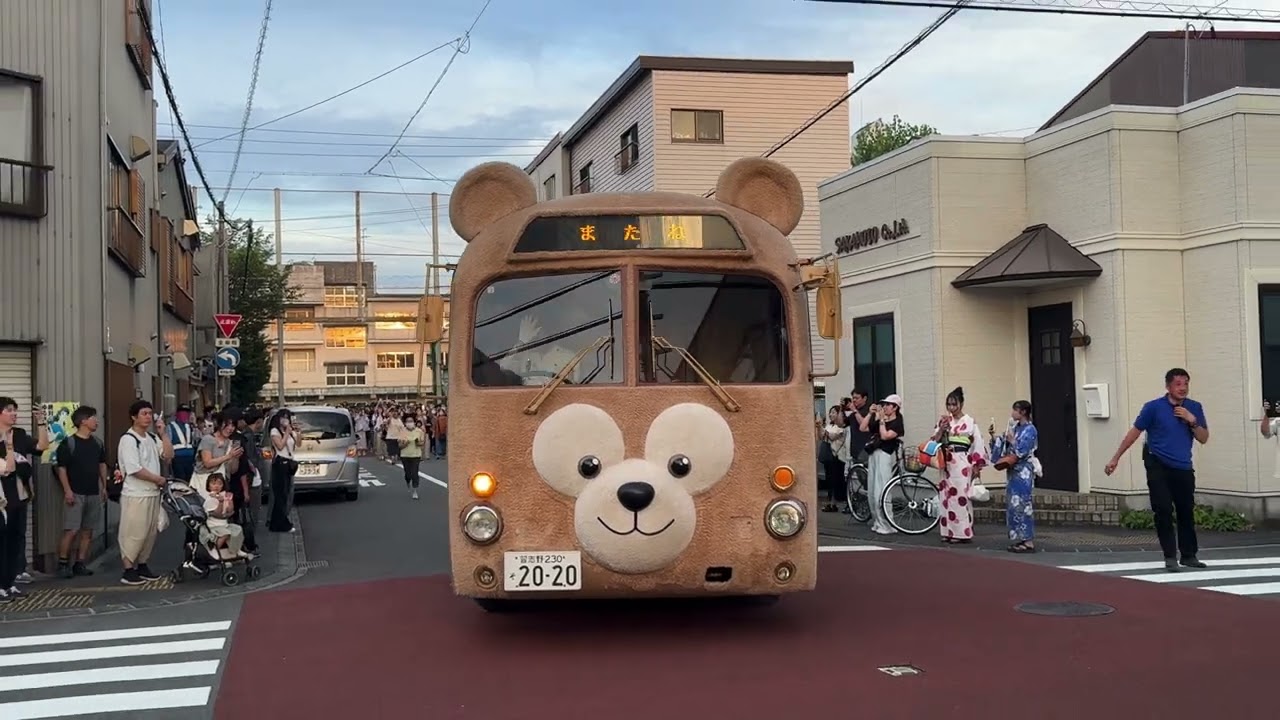 2024年 安倍川花火大会 ダッフィーバス　静岡