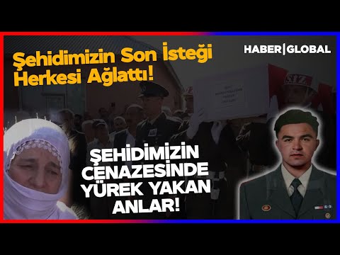 Türkiye Şehitlerine Veda Ediyor Şehidimizin Cenazesinde Duygu Dolu Anlar