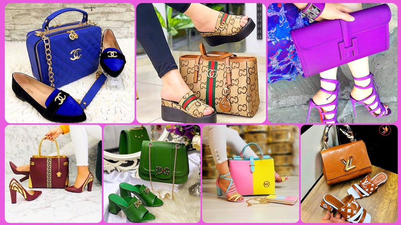 “Glamorous Designer Bags & Matching Heels Collection | Trendy Women’s Fashion 2026”