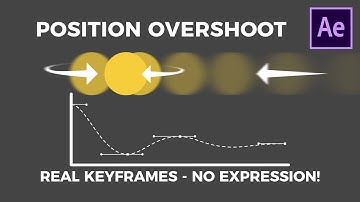 After Effects Position Bounce - Quick and Easy