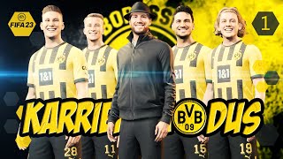 FIFA 23: START KARRIEREMODUS BORUSSIA DORTMUND ⚽️ BVB Folge 1