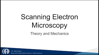 Scanning Electron Microscopy Class (Video 1 of 2)
