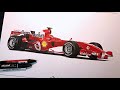 Drawing a Ferrari F1 car like a pro :)