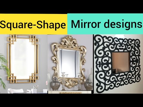 wall-mirror-ideas-||-square-shape-mirror-ideas-||-glam-trendy-vlogs