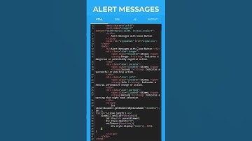 ALERT MESSAGES WITH CLOSE BUTTON | #shorts | #HTML #CSS #JAVASCRIPT | @mswminthn