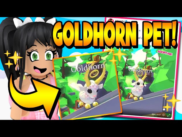 How to get the Goldhorn pet in Roblox Adopt Me!