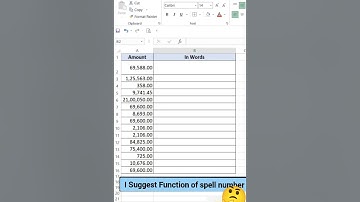 Convert the number in words || smart work in excel word ko bade asani se convert kare in words