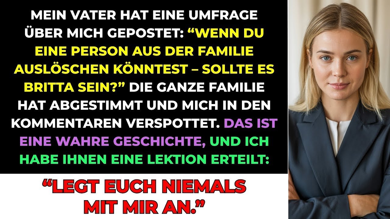 Ich fand den Post meines Vaters auf dem Handy meines Bruders, mitten auf der Weihnachtsfeier meiner Familie. Die Worte brannten sich in mein Gedächtnis ein:"Wenn ihr eine Person aus der Familie...