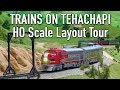La Mesa HO Scale Layout Tour Tehachapi LMMRRC LMRC