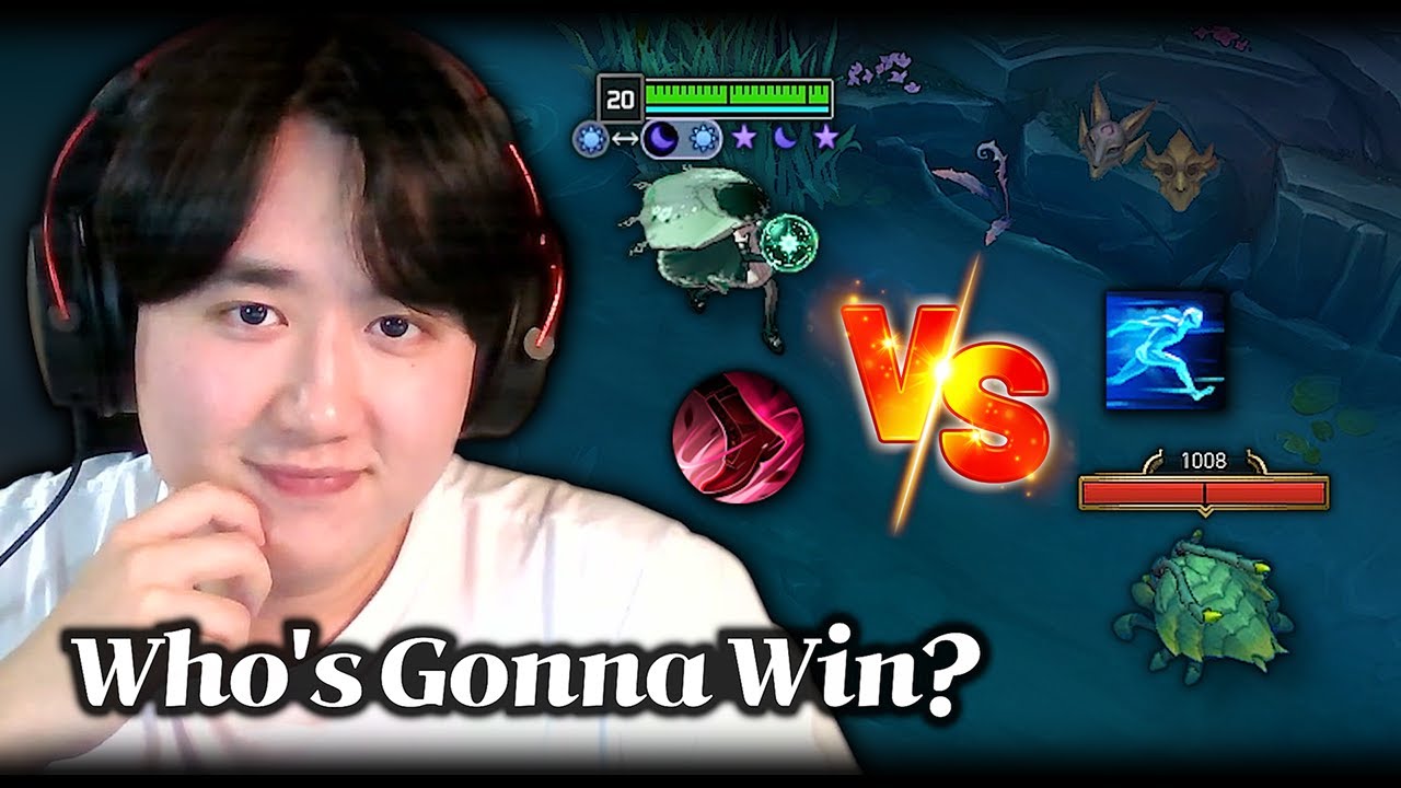 스트라이더 아디나 vs 유체화 바위게