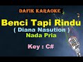 Benci Tapi Rindu (Karaoke) Diana Nasution Nada Pria /Cowok Male Key C#  Low Key