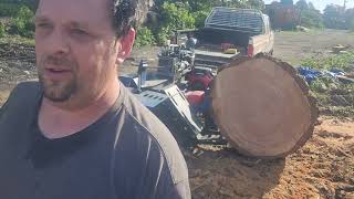 Extra Large Douglas Fir to Manageable size Firewood