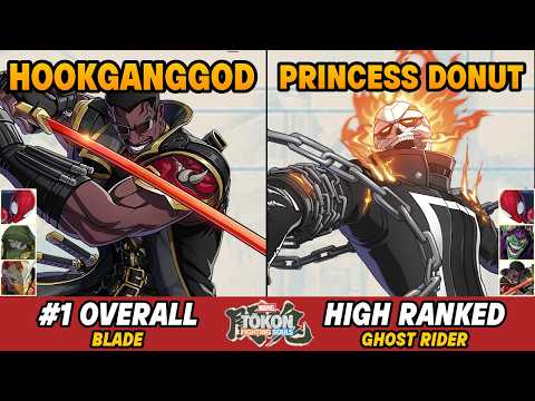 TOKON 🔥 HookGangGod (#1 BLADE) vs Princess Donut (GHOST RIDER) | Marvel TOKON High Level Gameplay