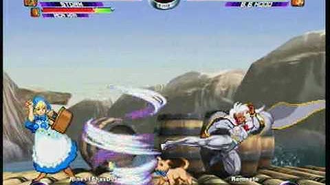 MvC2 Online (360): Nine11ShasDOt (Cha/Storm/IM) vs Brett (Cha/Tha/Hood) 28 .:3.12.10:.