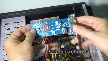 Cài đặt card 1394 cho máy vi tính