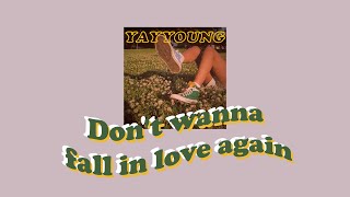 THAISUB  ||  YAYYOUNG - Don't wanna fall in love again แปลไทย