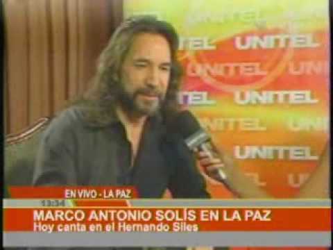 Entrevista a Marco Antonio Solis, hoy canta en La Paz. | Bolivia-red.Com |