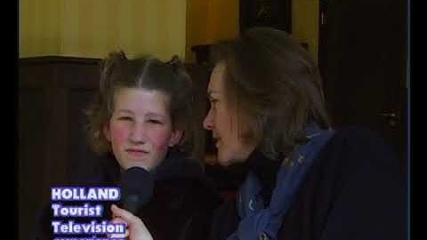 Luc Sala en Catharina Ooijens, touriste en Amsterdam, 1999