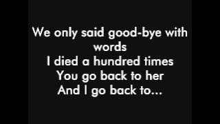Back to Black AMY WINEHOUSE lyrics