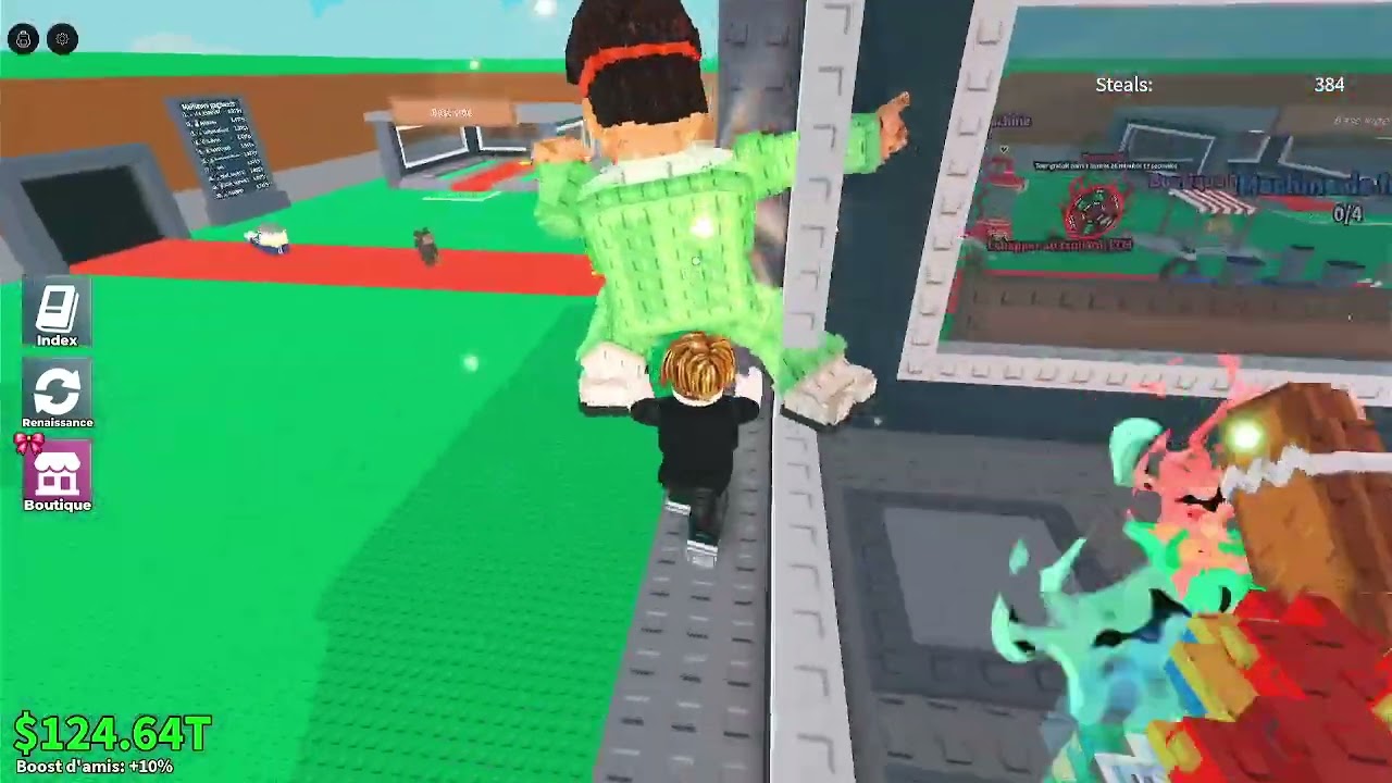 Toute nouvelle vidéo comment volé sur Steal a Brainrot partie 2