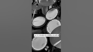 Syncopation by Reed (Syncopation Set 1, Page 33, Number 8) - Practice with Me! #drumset #drums