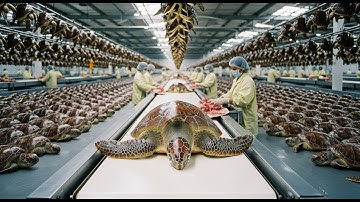 How MILLIONS of Turtles Are Raised, Inside the World’s Largest Turtle Farm | Full Process