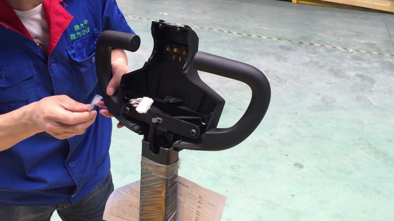 Electric Pallet Truck handle installation YouTube