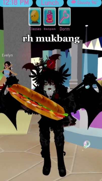 num num num 😋 #roblox #royalehigh #mukbang - YouTube