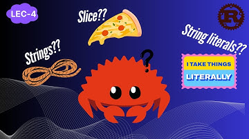 Rust 4 | Strings, String slice , String literals