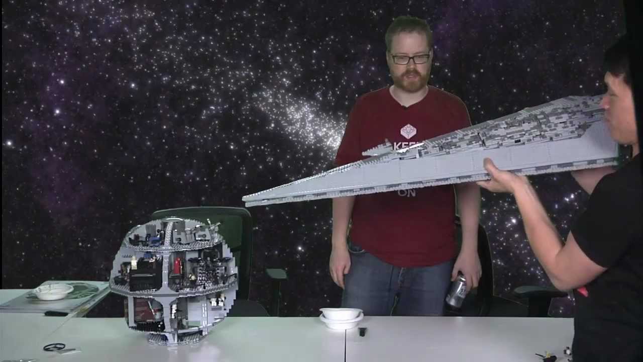 LEGO Super Star Destroyer VS. LEGO Death Star - YouTube