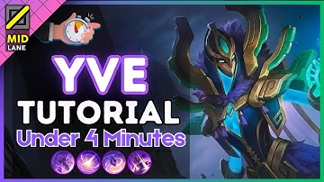 4-Minute Yve Tutorial in the Mid Lane || (MLBB S37) 2025