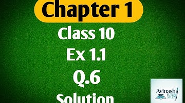 Class 10 Ex. 1.1 Q.6#real number#chapter1#Math#solution#shorts#shortfeed