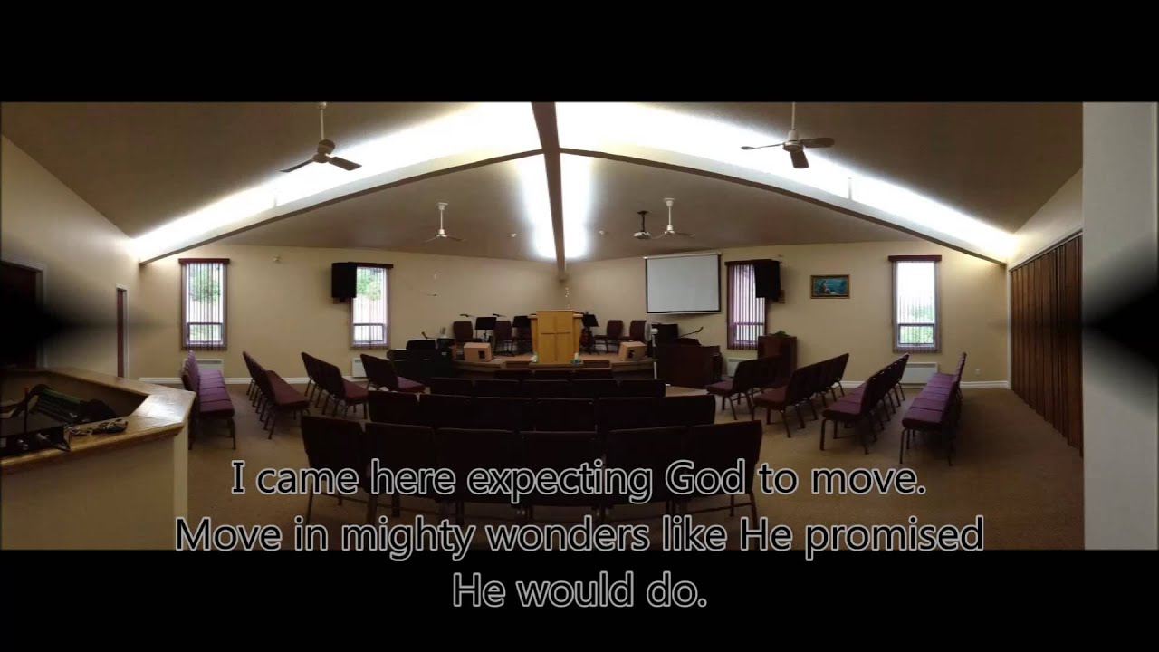 I came here expecting God to move