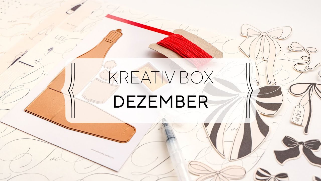 Kreativbox im Dezember - Schaut mal mit uns rein! 😄