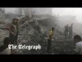 Aftermath of deadly Israeli air strikes on Gaza Strip and West Bank