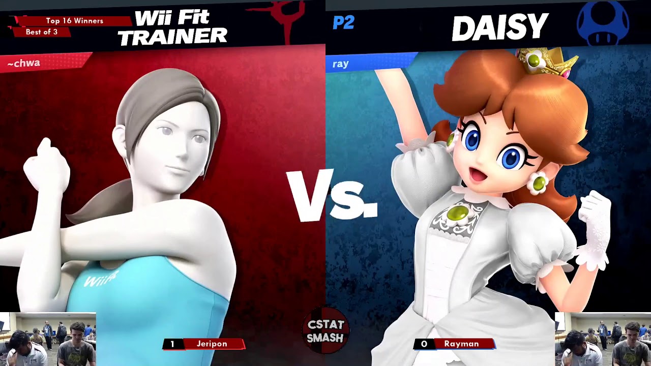 No Caps 12 Rayman Daisy Vs Jeripon Wii Fit Trainer Smash 