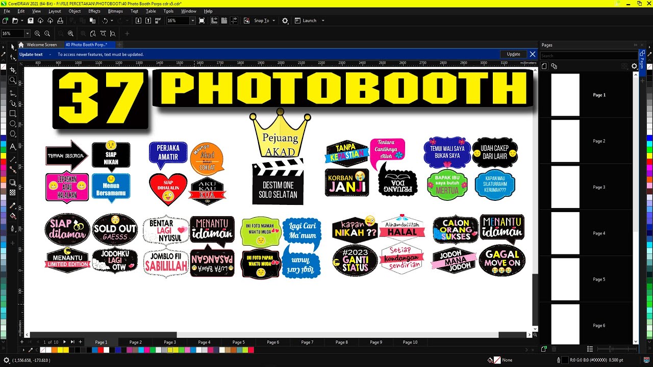 Download 37 Free Cdr Photo Booth Templates! YouTube