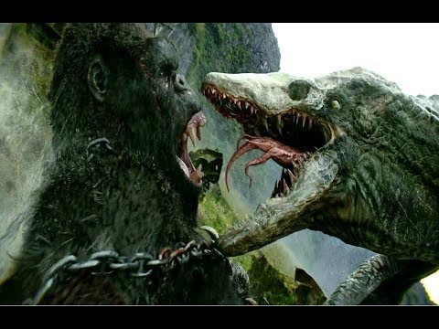 KONG: La Isla Calavera - Kong Vs Trepa Cráneos | Parte 1(LATINO)