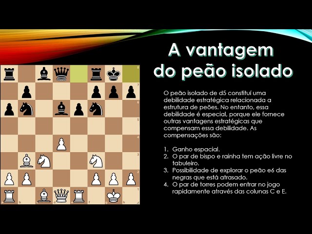 Como jogar com o peão isolado de d4 - Parte 2 