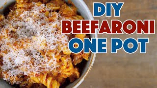 Make BEEFARONI At Home In ONE POT