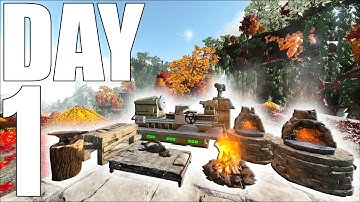 I Built An Unraidable Solo Floating Island Base in ARK PVP