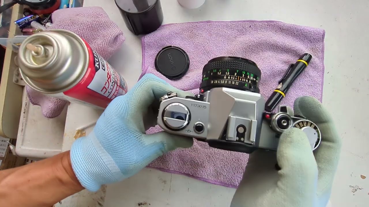 Canon AE-1 with FD 50mm f/1.8 lens set - Pre-shipment operational