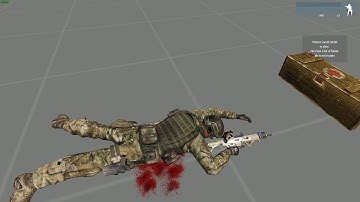 Arma 3: ACE3 Medical, A demonstration of the medical menu