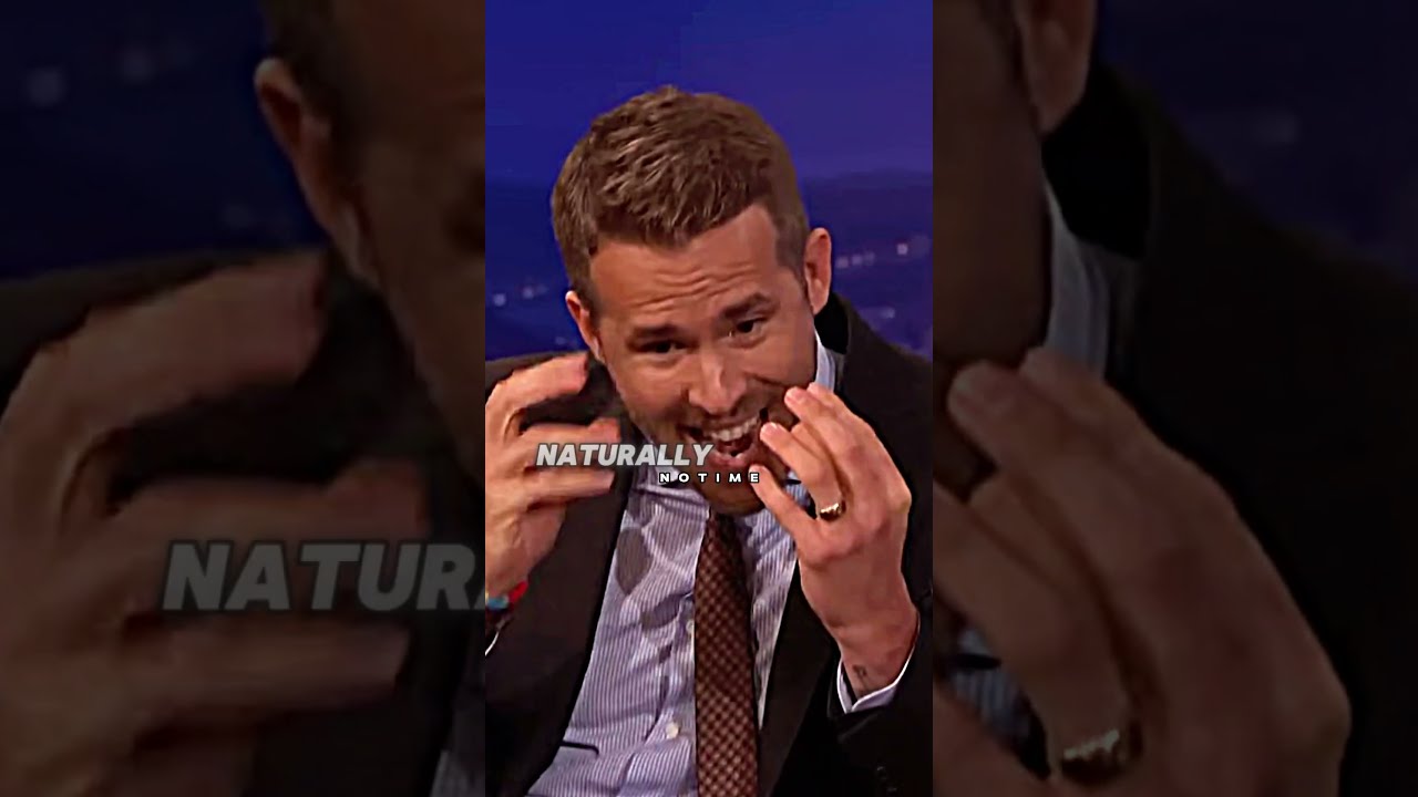 Ryan Reynolds Gets Scared To Death By Conan O Brien