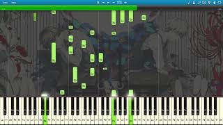 Asphyxia - Tokyo Ghoul 3: RE OP (Piano Tutorial) //  PianoPrinceOfAnime
