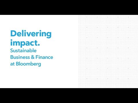 Delivering Impact: Sustainable Business & Finance at Bloomberg