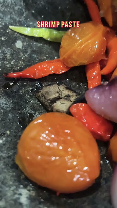 Sambal Terasi | Another Way To Make CHILLI SAUCE | Indonesian Dish #shorts #recipe