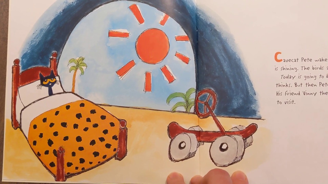 Read Aloud: Pete the Cat Cavecat Pete - YouTube
